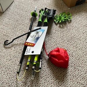 Brand new Leki telescopic poles